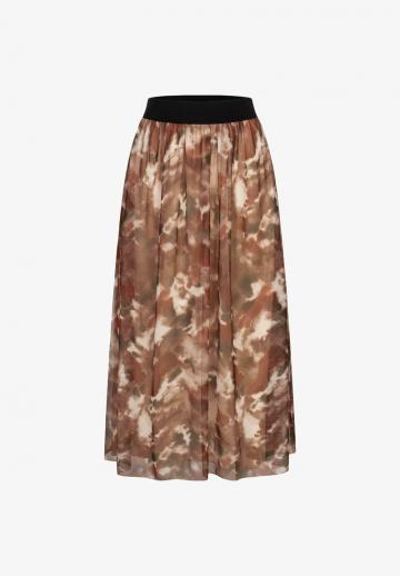 Юбка с воланами