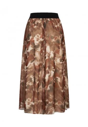 Юбка с воланами