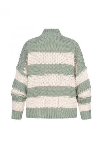 Пуловер в полоску