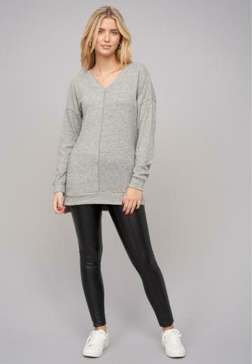 Длинный пуловер