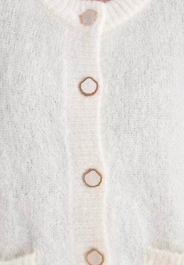 Вязаный жилет