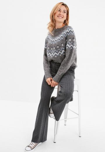 Длинный пуловер