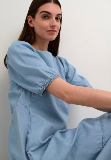 Джинсовое платье