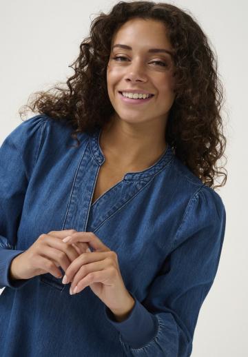 Джинсовое платье