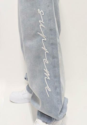 Прямые джинсы