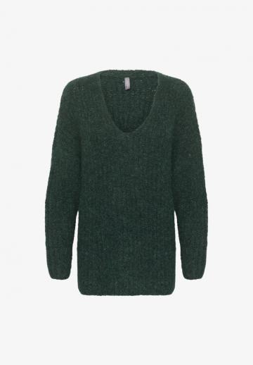 Длинный пуловер