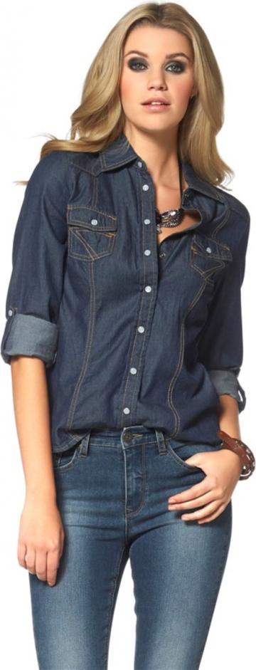 Джинсовая блузка