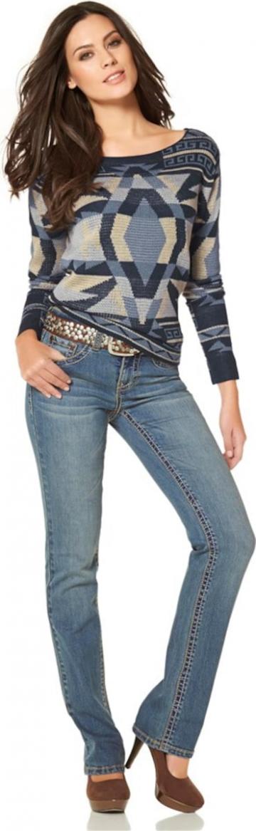 Прямые джинсы