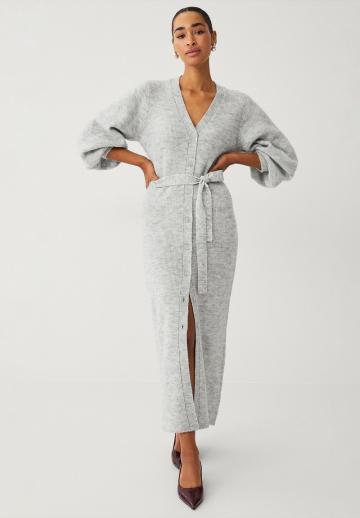 Вязаное платье