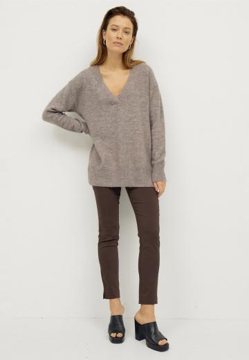 Длинный пуловер