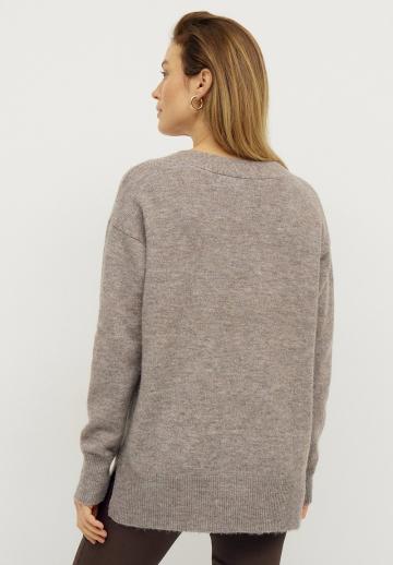 Длинный пуловер