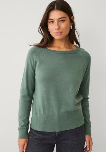 Пуловер в полоску