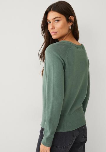 Пуловер в полоску