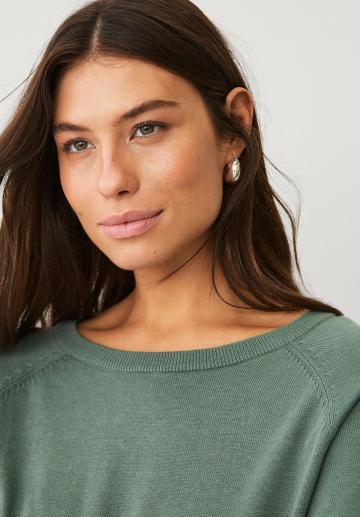 Пуловер в полоску