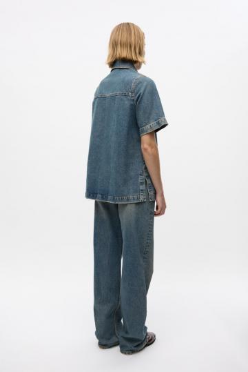 Джинсовая блузка