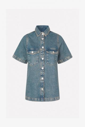 Джинсовая блузка