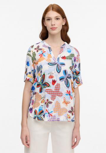 Атласная блузка