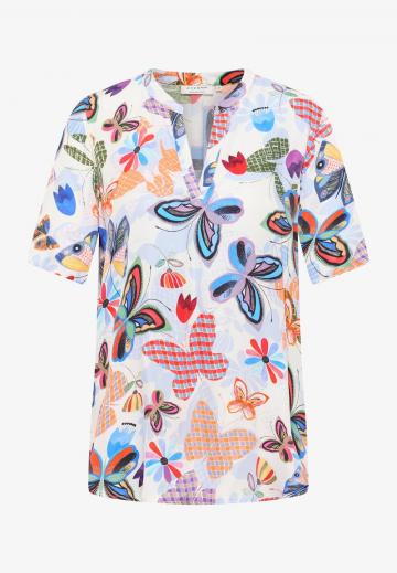 Атласная блузка