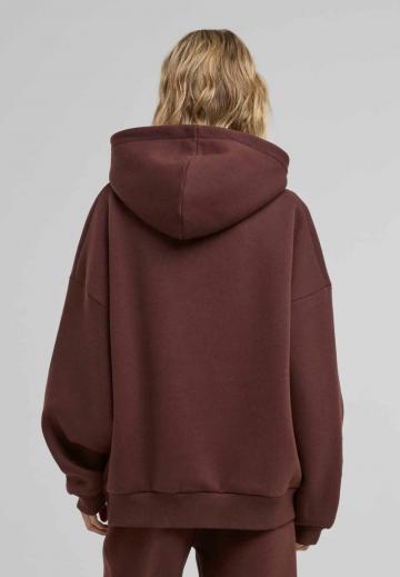 Пуловер с капюшоном