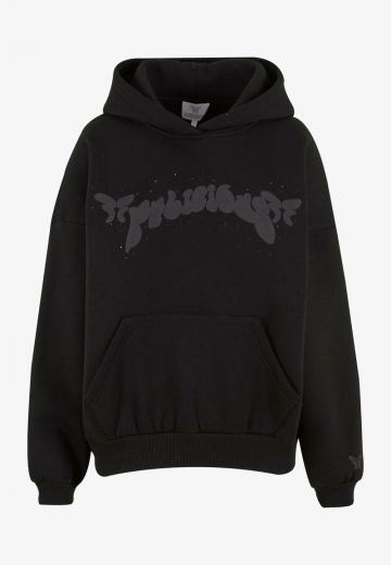 Пуловер с капюшоном