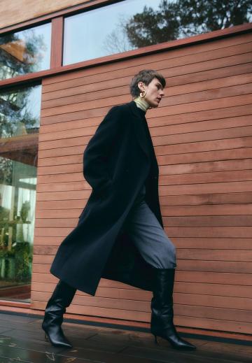 Шерстяное пальто