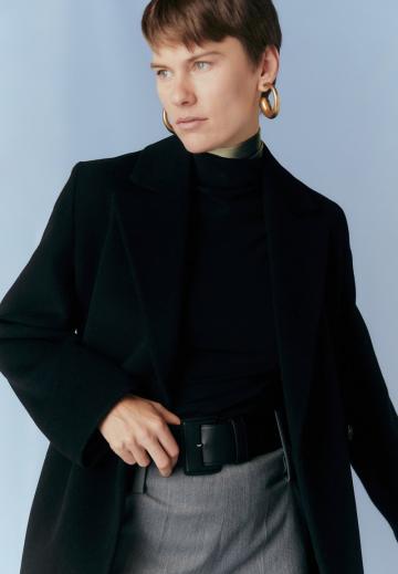 Шерстяное пальто