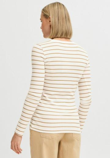 Пуловер в полоску