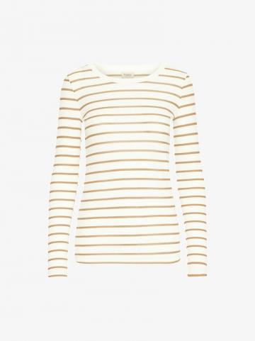 Пуловер в полоску