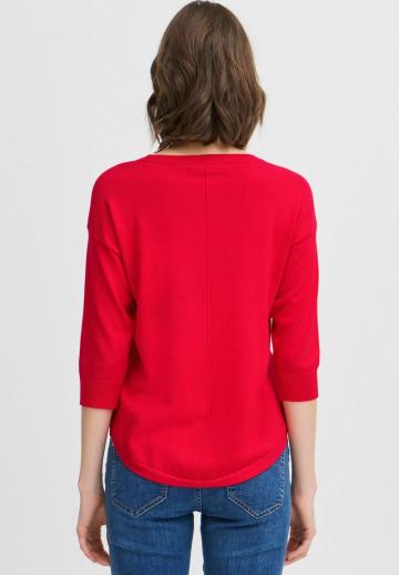 Пуловер с рукавом три четверти