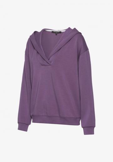 Пуловер с капюшоном