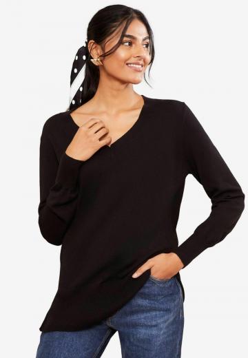 Длинный пуловер