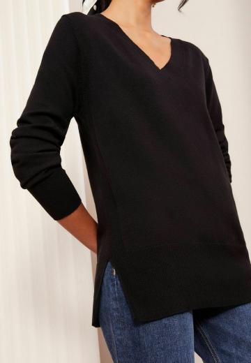 Длинный пуловер