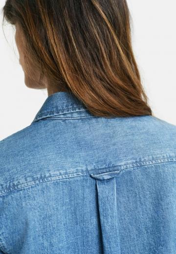 Джинсовая блузка