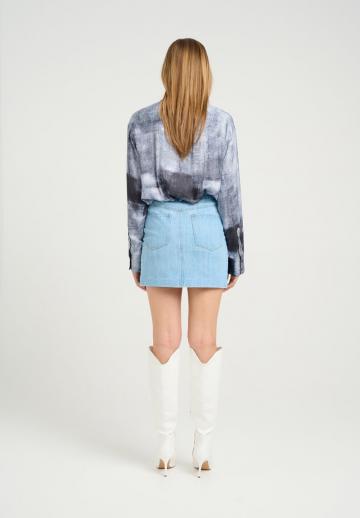 Джинсовая блузка