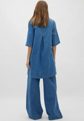 Джинсовое платье