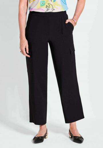 Брюки с накладными карманами