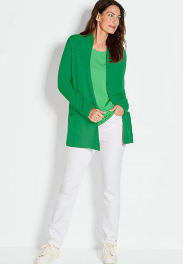 Длинный жилет