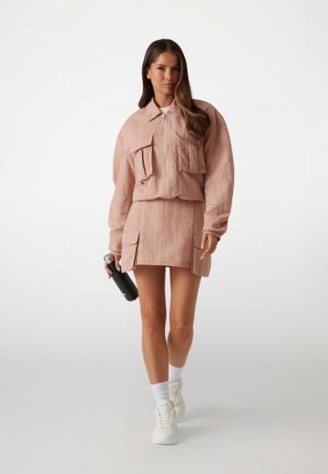 Юбка с накладными карманами