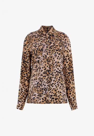 Атласная блузка