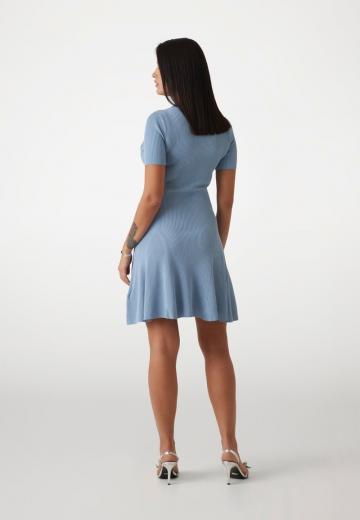 Вязаное платье