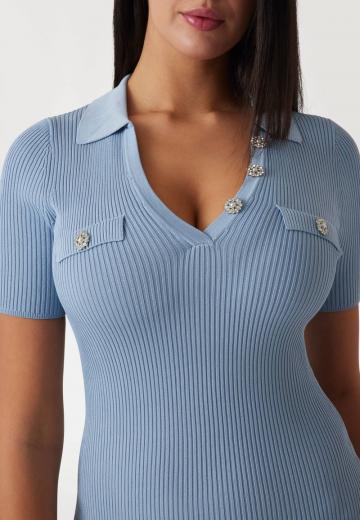 Вязаное платье