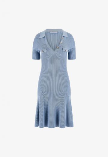 Вязаное платье