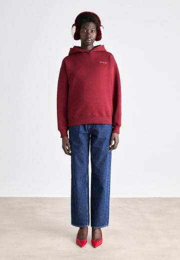 Пуловер с капюшоном