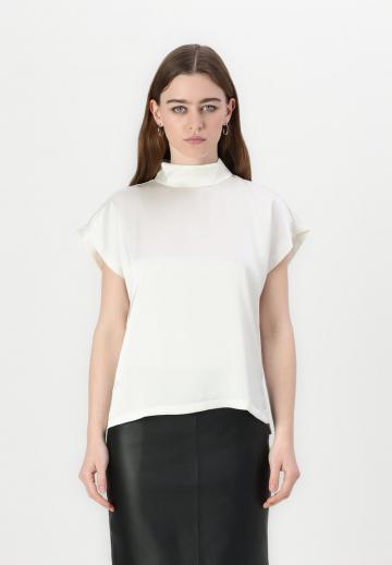 Атласная блузка