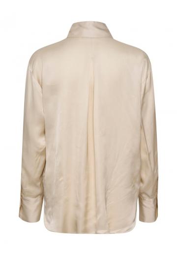 Атласная блузка