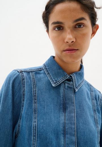 Джинсовая блузка