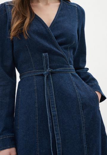 Джинсовое платье