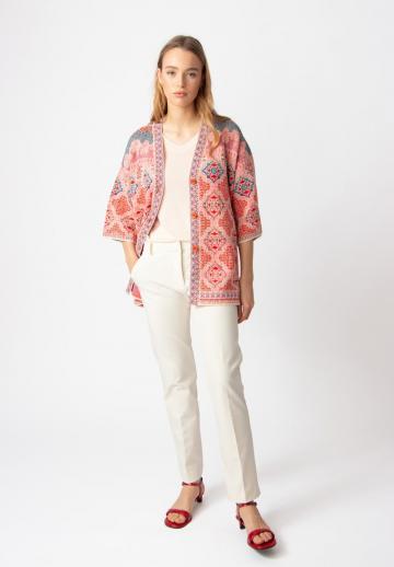 Длинный жилет