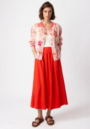 Жаккардовая вязаная кофта