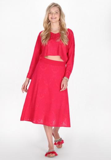 Вязаная юбка